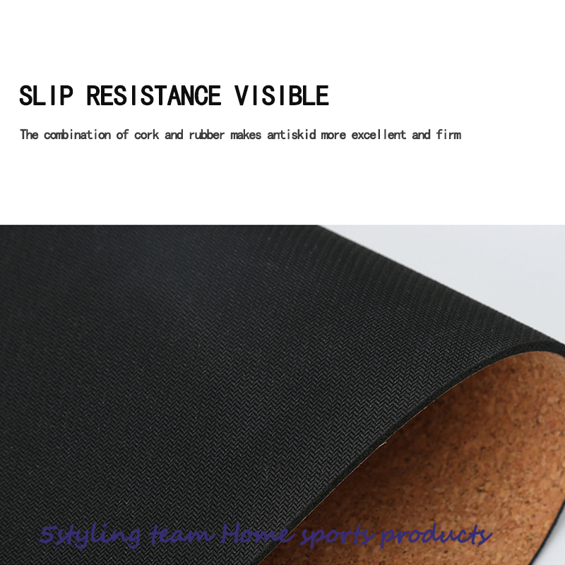 Bán buôn tùy chỉnh nút chai yoga mat chống trượt bảo vệ môi trường Nút chai Cao su thiên nhiên Yoga Mat tùy chỉnh cá nhân